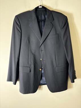Mens Tombolini Super 120 Navy Sports Jackets Sz 50 (40)